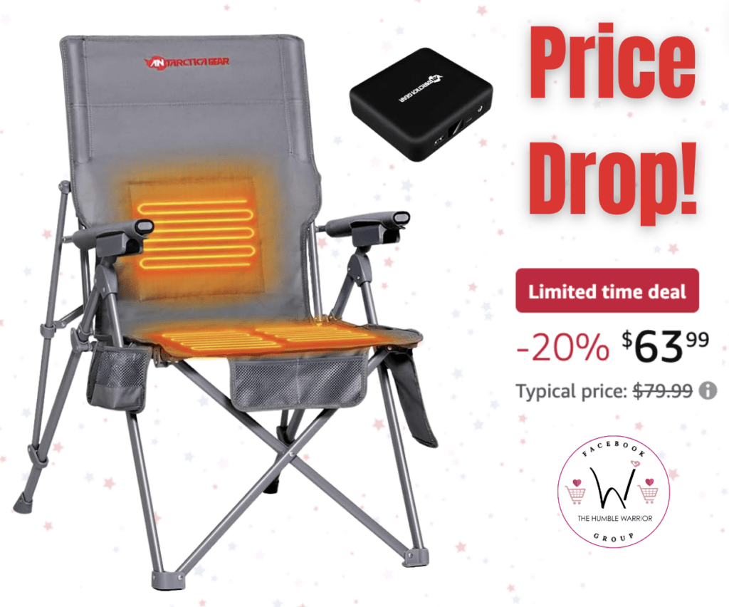 Antarctica Gear Heated Camping Chair!